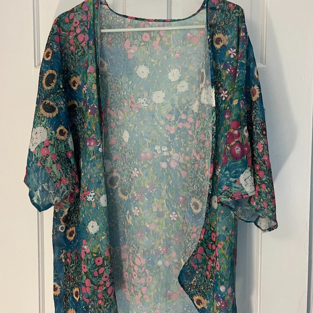 Floral Sheer Covering